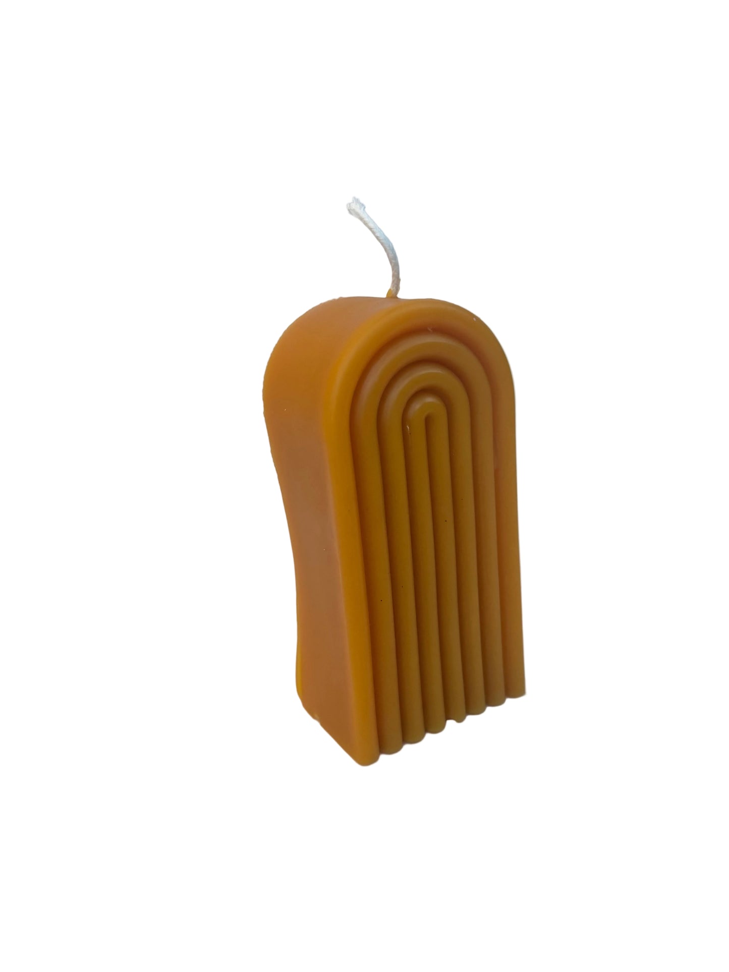 Rainbow Arch Beeswax Candle