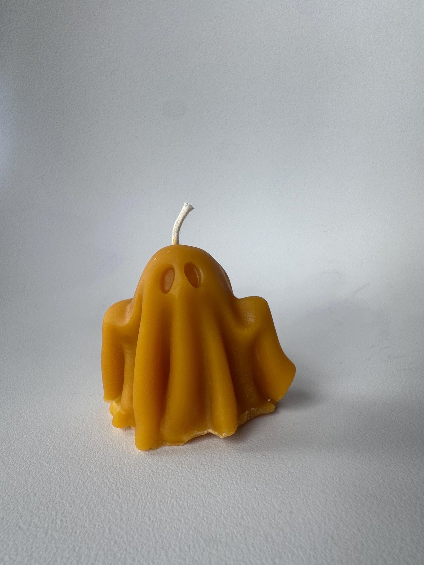 Ghost Beeswax Candle